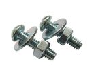 Parafuso 5/32x2" Ferro Maquina 200 Peças Cromado