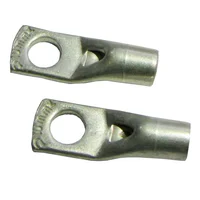 Terminal Compressão Cromado Para Fio/Cabo 4-6Mm2 Com 2 Peças