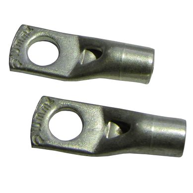 Terminal Compresso Cromado Para Fio/Cabo 50Mm2 Com 2 Peas