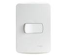 Conjunto Interruptor Simples 4X2 10A Miluz Branco