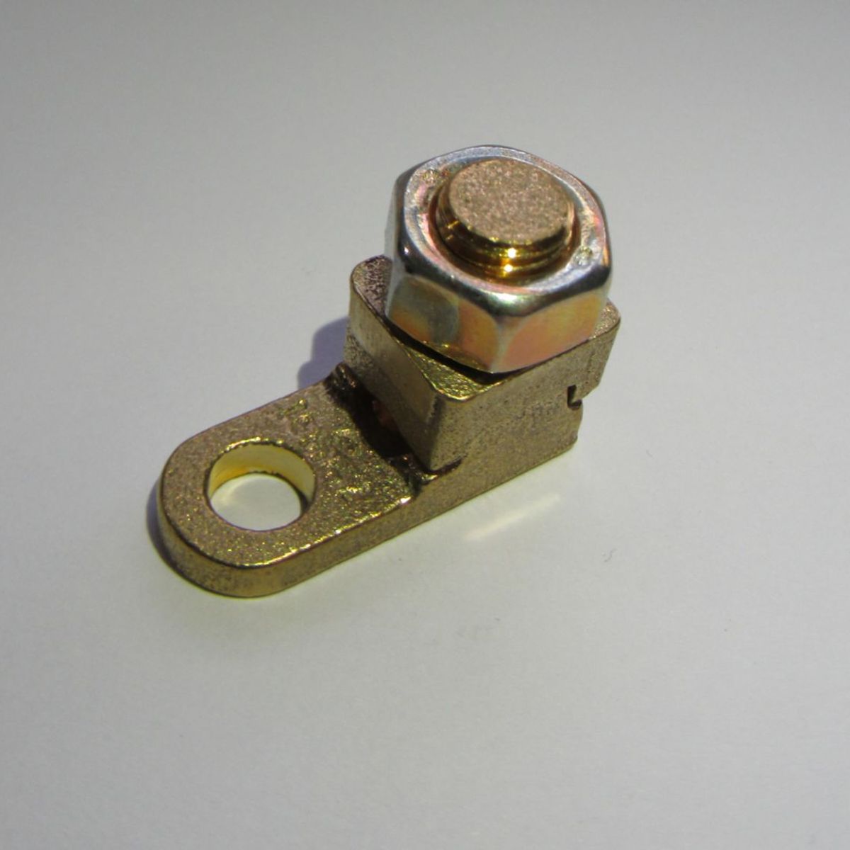 Terminal Compressão / Aperto Dourado Para Fio/Cabo 16Mm2 Com 1 Peças, marca Halux - Foto 2