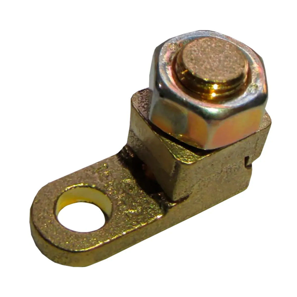 Terminal Compressão / Aperto Dourado Para Fio/Cabo 16Mm2 Com 1 Peças, marca Halux - Foto Principal