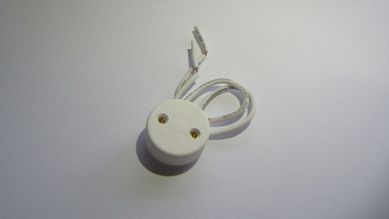 Soquete Com Rabicho Para Lampada T8 Com 2 Peas