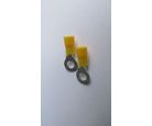 Terminal Anel Amarelo Para Fio/Cabo 4-6Mm2 Com 5 Peças