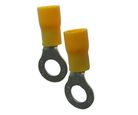 Terminal Anel Amarelo Para Fio/Cabo 4-6Mm2 Com 5 Peças