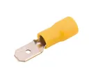 Terminal Macho Amarelo Para Fio/Cabo 4-6Mm2 Com 5 Peças