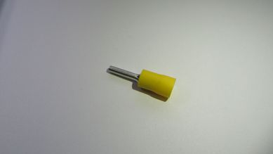 Terminal Pino Amarelo Para Fio/Cabo 4-6Mm2 Com 5 Peas