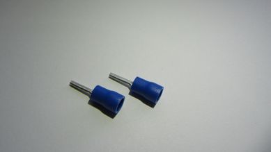 Terminal Pino Azul Para Fio/Cabo 1,5-2,5Mm2 Com 5 Peas