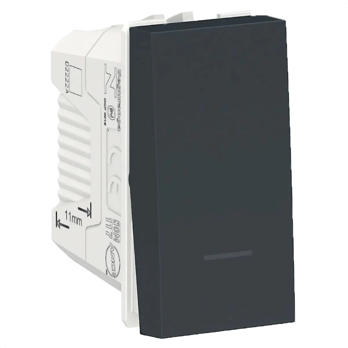 Módulo Interruptor 10A Orion Grafite Bivolt, marca Schneider - Foto Principal