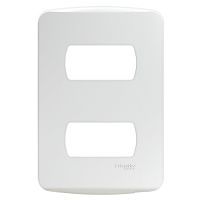 Placa Miluz Branca 4X2 2 Postos