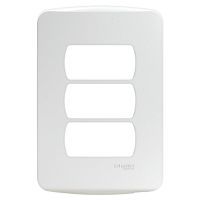 Placa Miluz Branca 4X2 3 Postos