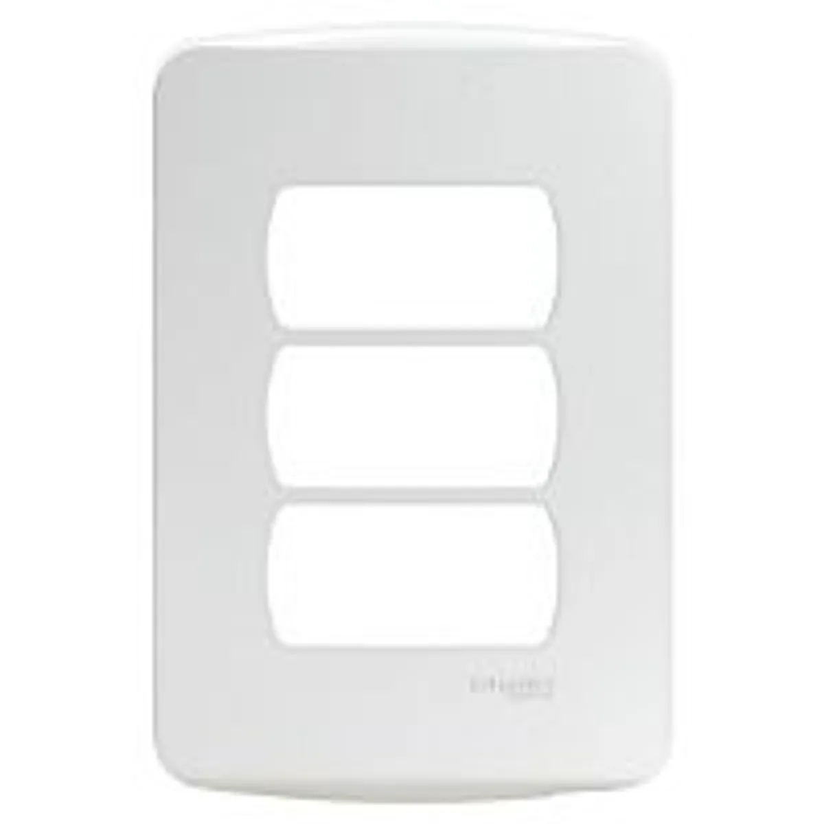 Placa Miluz Branca 4X2 3 Postos, marca Schneider - Foto Principal