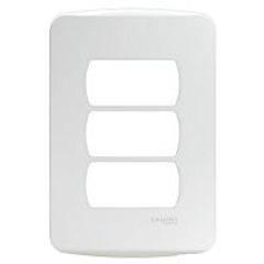 Placa Miluz Branca 4X2 3 Postos