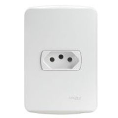 Conjunto Tomada 4X2 20A Miluz Branco