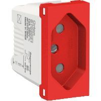 mdulo Tomada 10A Orion Vermelho Bivolt