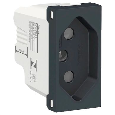 Mdulo Tomada 10A Orion Grafite Bivolt