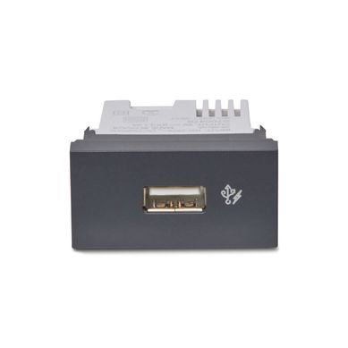 Mdulo Carregador Usb 1A Orion Grafite Bivolt