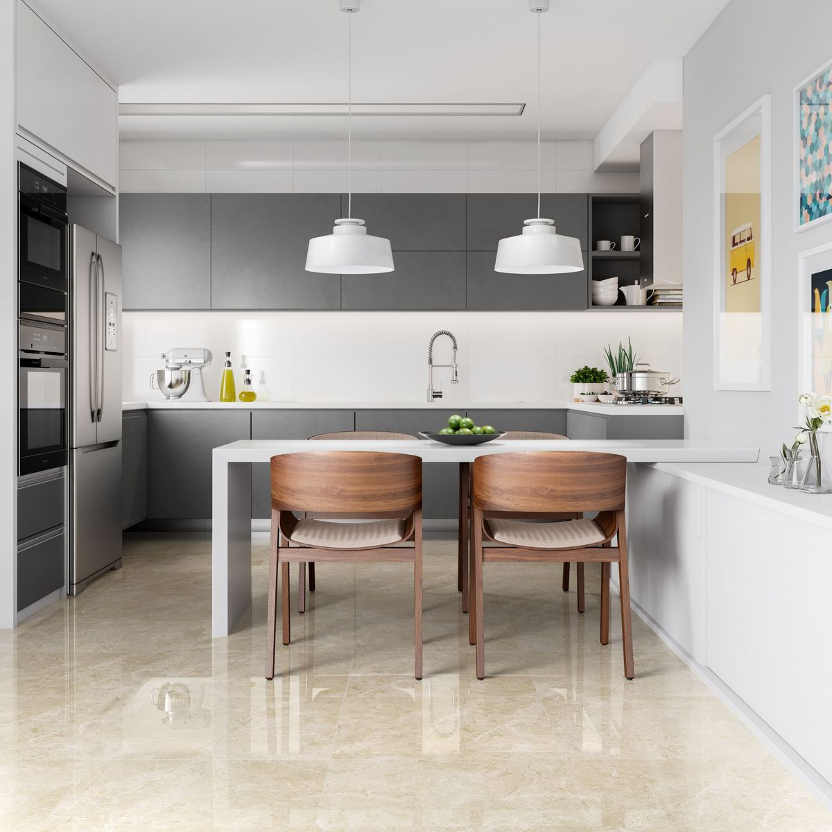 Revestimento Interno/Externo Branco Acetinado Retificado 32X60cm Originale Bianco Biancogres Caixa 2,3m², marca Biancogres - Foto Principal