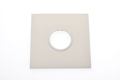 Placa Arteor Pearl Aluminio 4X4 2 Postos
