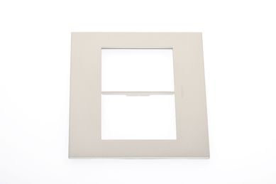 Placa Arteor Pearl Aluminio 4X4 6 Postos