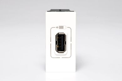 Mdulo Carregador Usb 0,75A Arteor Branca Bivolt