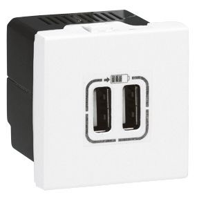 Mdulo Carregador Usb 1,5A Arteor Branca Bivolt