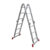 Escada Articulável 12 Degraus Alumínio 150kg 3,4m 3x4