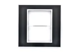 Placa Arteor Mirror Black 4X4 6 Postos