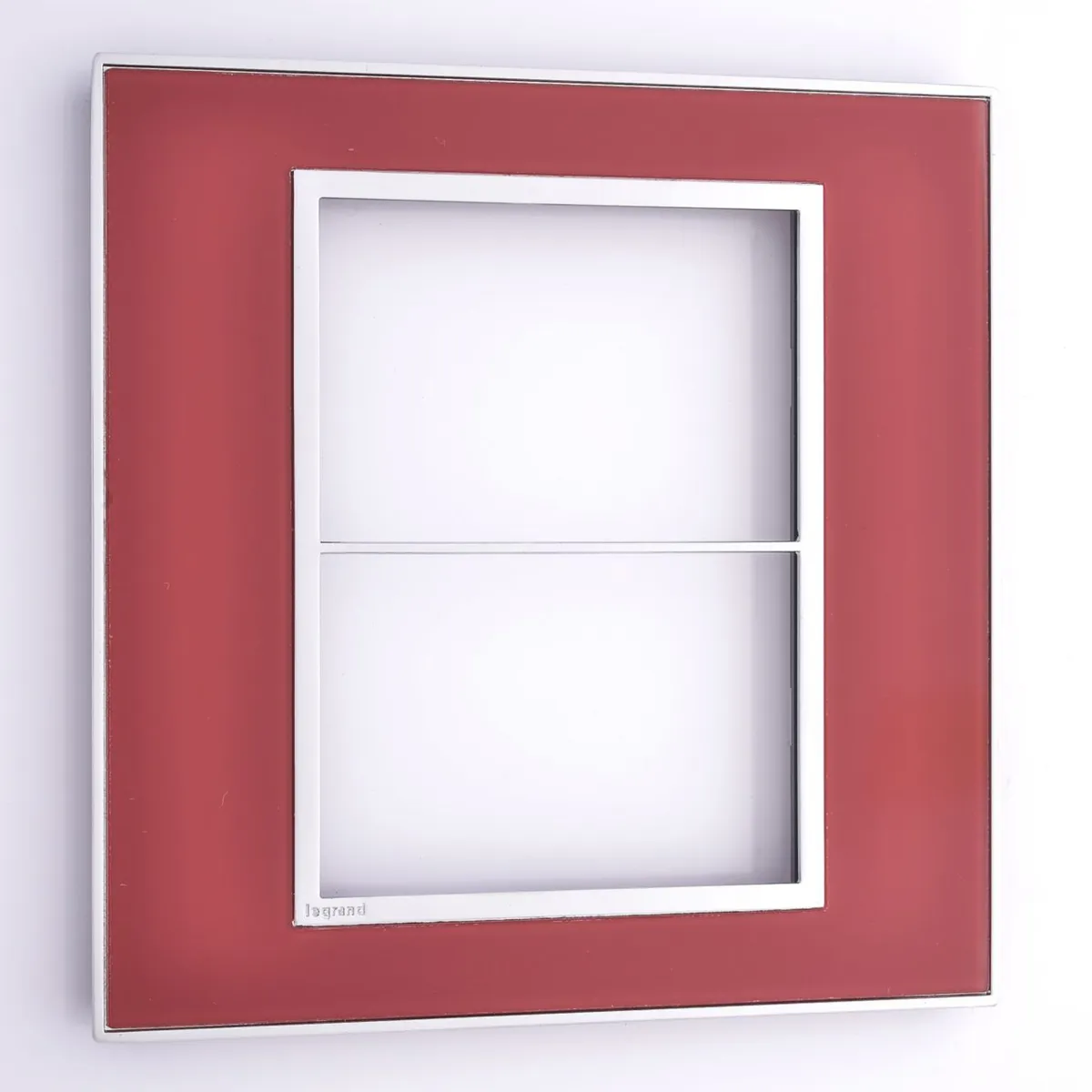 Placa Arteor Mirror Red 4X4 6 Postos, marca Legrand - Foto Principal