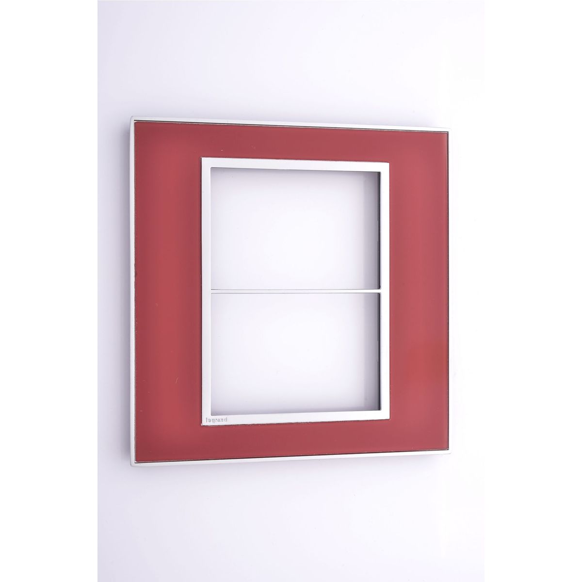 Placa Arteor Mirror Red 4X4 6 Postos, marca Legrand - Foto Principal