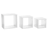 Kit 3 Nichos com suporte Branco