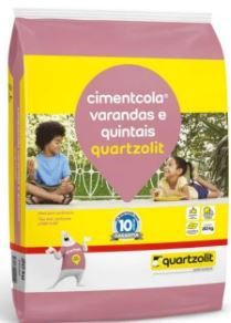 Argamassa Varandas e Quintais Saco com 20Kg Cinza