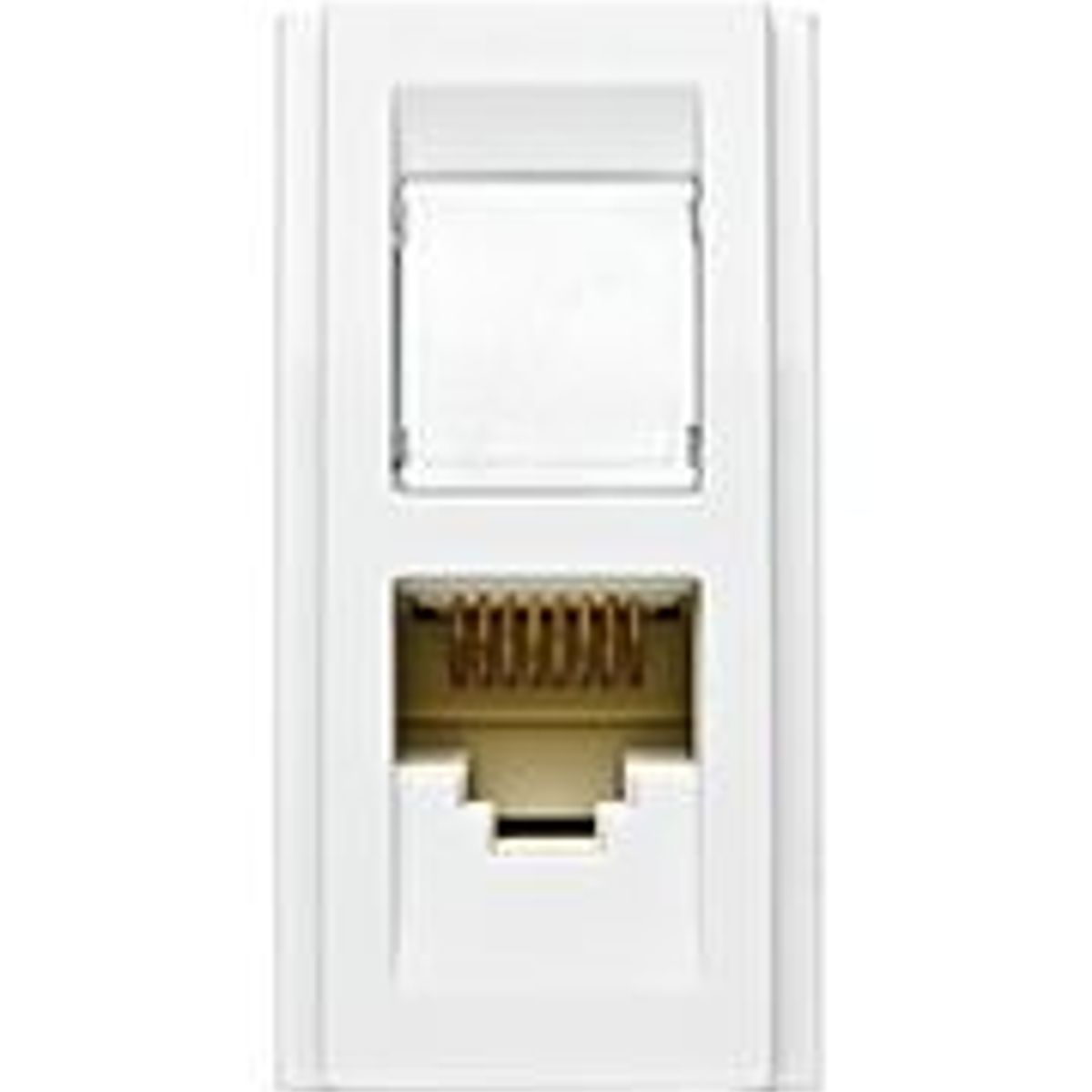 Módulo Informática Rj45 Cat5E Duale Up Branca, marca Iriel - Foto Principal