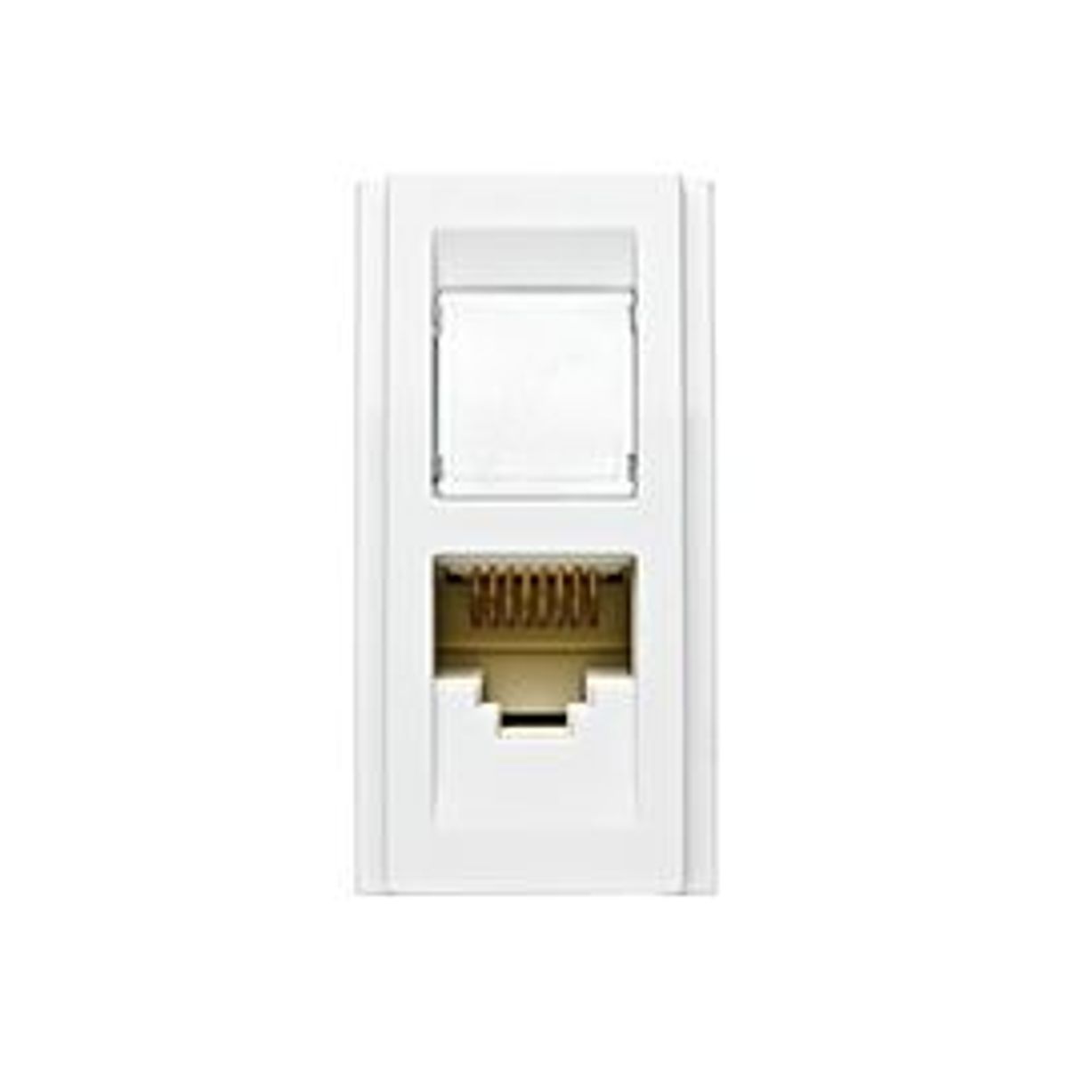 Módulo Informática Rj45 Cat5E Duale Up Branca, marca Iriel - Foto Principal
