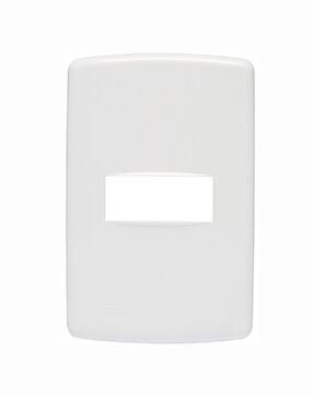 Placa Duale Up Branca 4X2 1 Posto