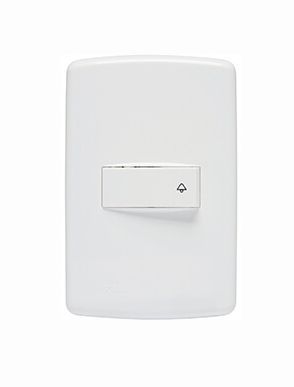 Conjunto Interruptor Pulsador 4X2 10A Duale Up Branco