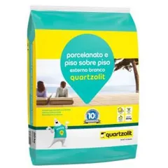 Argamassa Porcelanato e Piso Sobre Piso Externo com 20Kg Branco