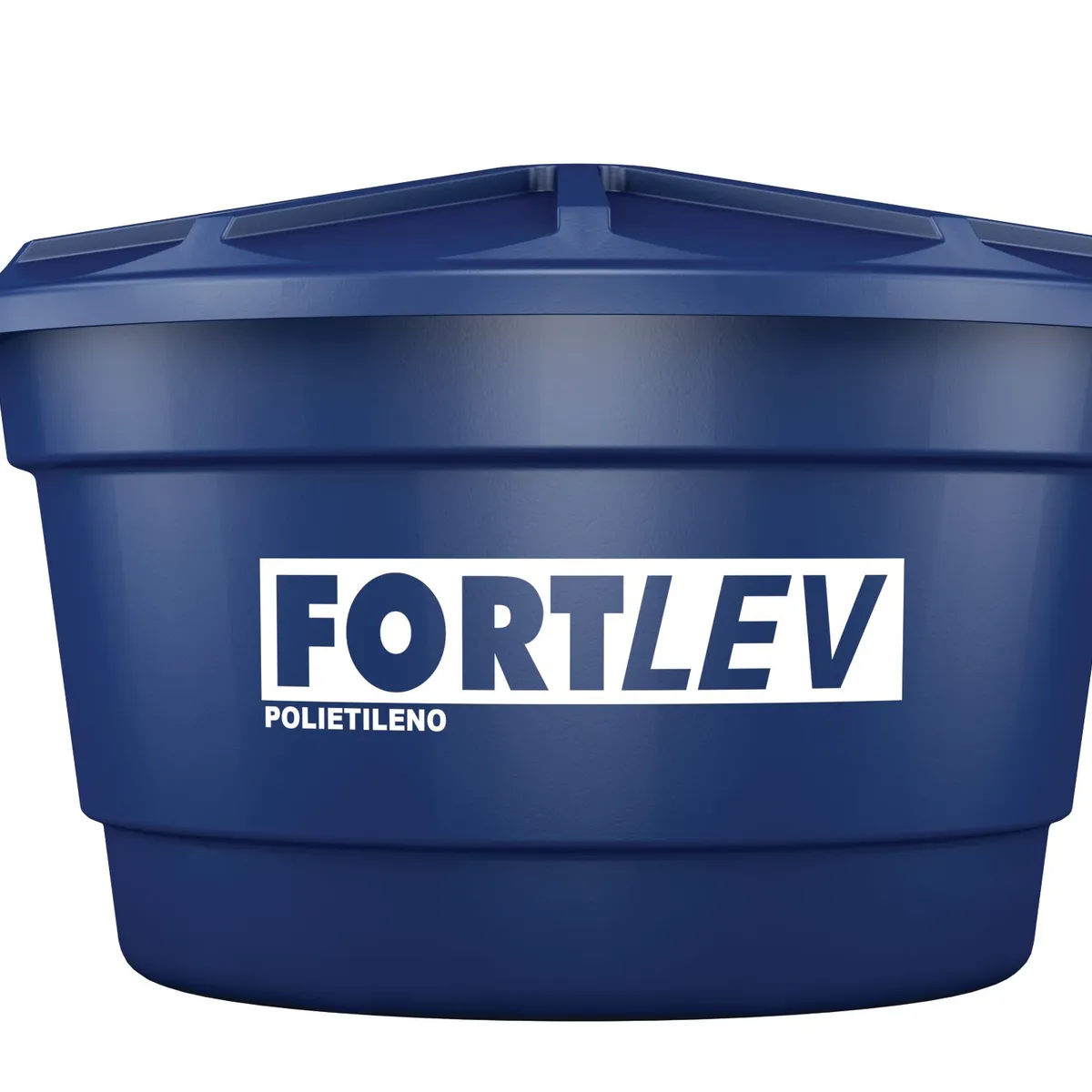 Caixa De Água 310L Polietileno Tampa Encaixe Azul, marca Fortlev - Foto 2
