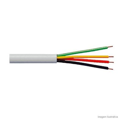 Cabo para Alarme Interfonia 2 Pares Veias 20cm