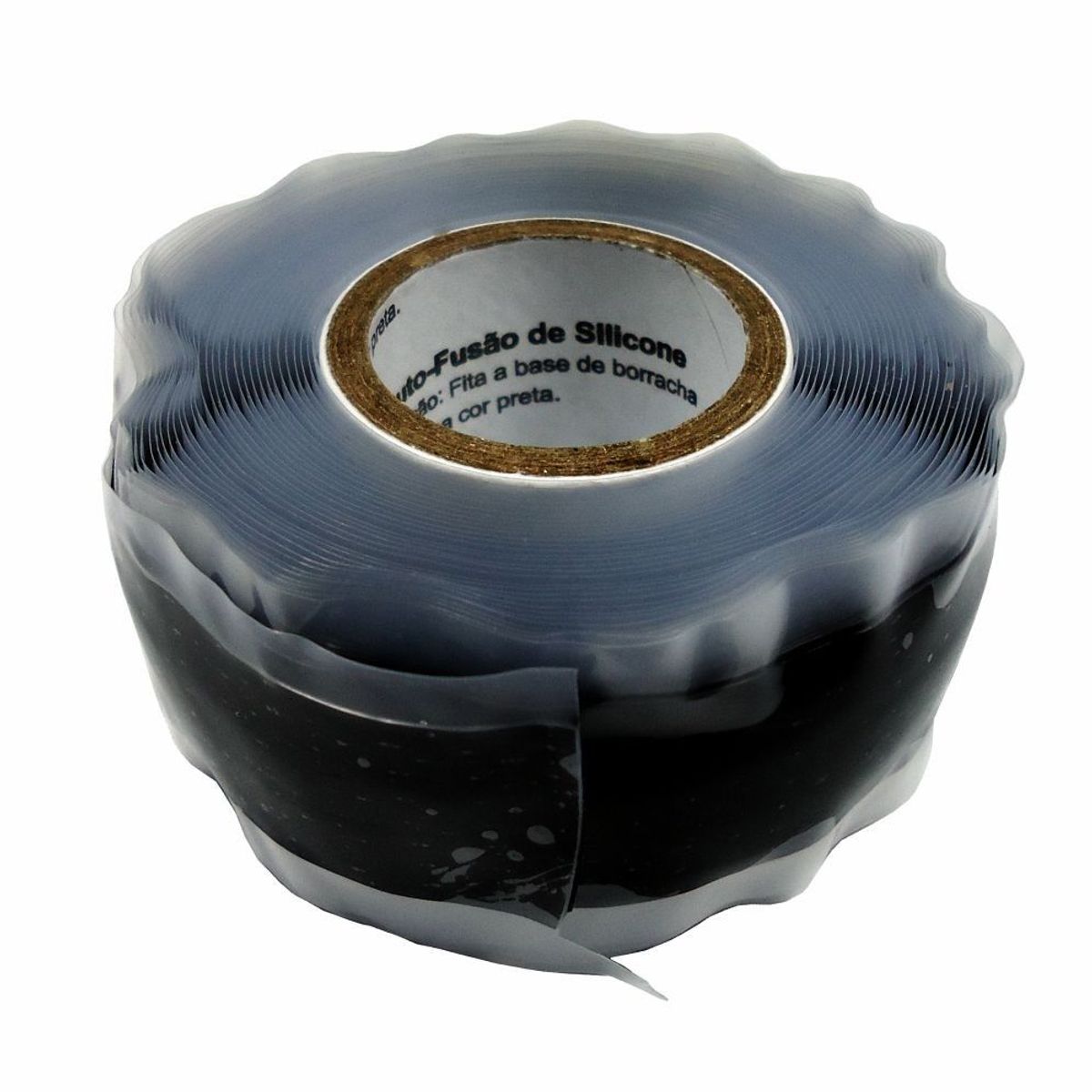 Fita de Silicone de Auto Fusão 5m Preto, marca DNI - Foto Principal