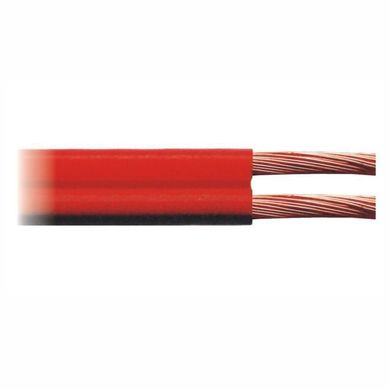 Cabo Paralelo para Som 260W 4 Ohms Preto e Vermelho