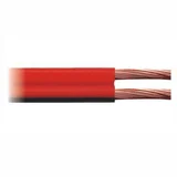Cabo Paralelo para Som 400w 2 Ohms Preto e Vermelho