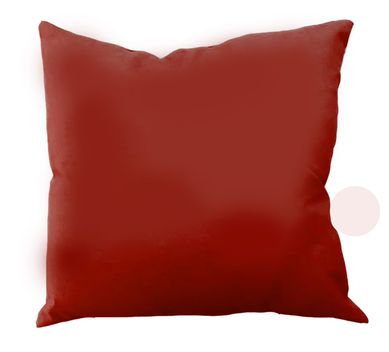Almofada de Microfibra sem Zper 42x42cm Vermelha