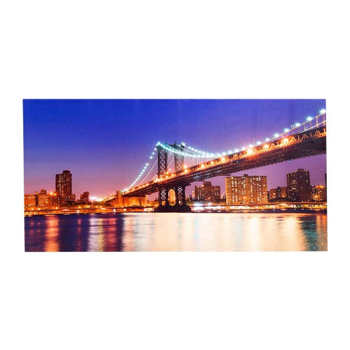 Quadro Digital Estampado Manhattan Uniart 55 x 110 cm, marca Uniart - Foto Principal