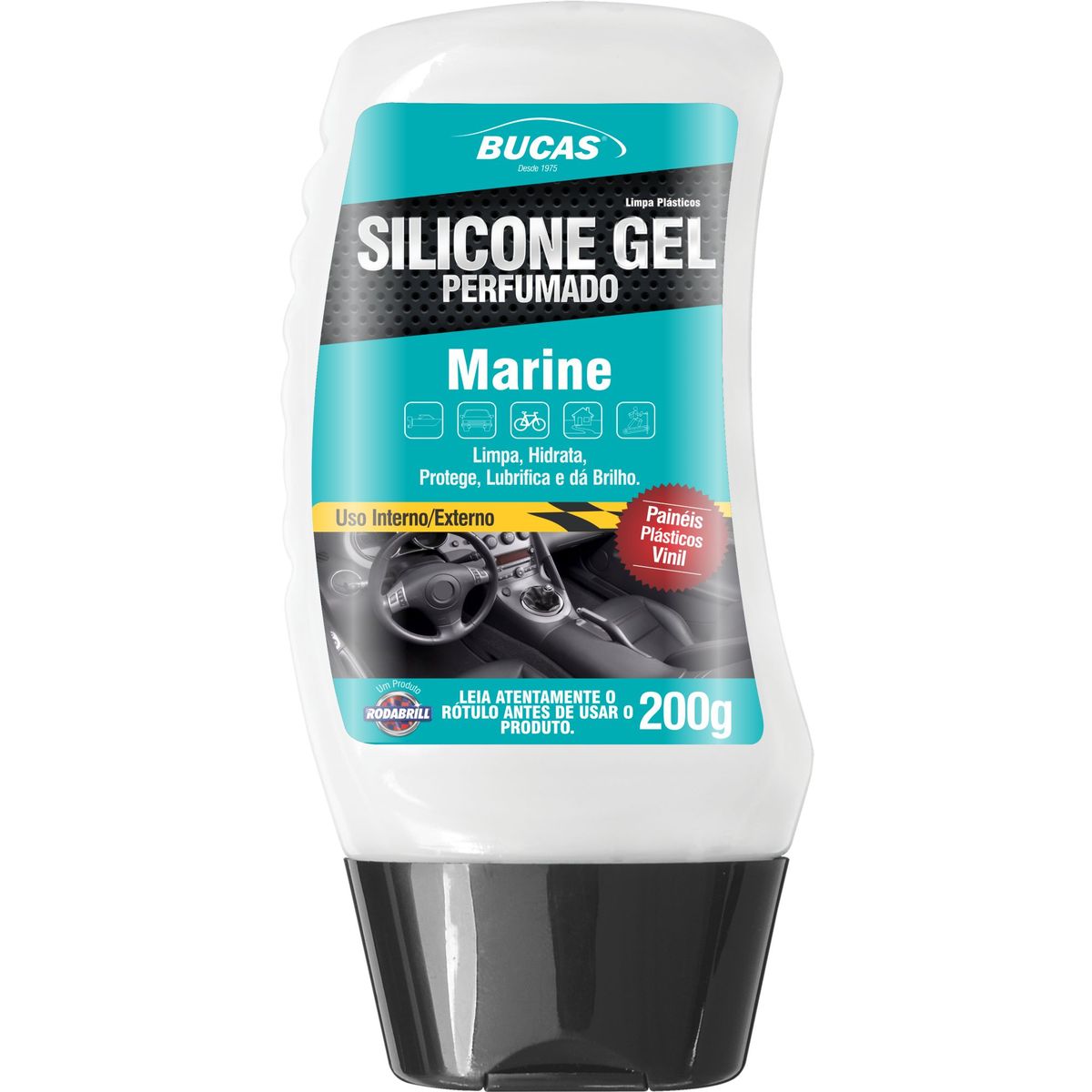 Silicone Gel Perfumado Marine 200g, marca Rodabrill - Foto Principal