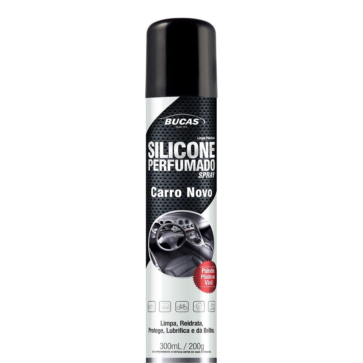 Silicone Bucas Spray Carro Novo 300ml, marca Intebrilho - Foto Principal