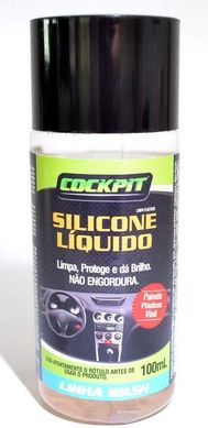 Silicone Veicular Cockpit 100ml Transparente