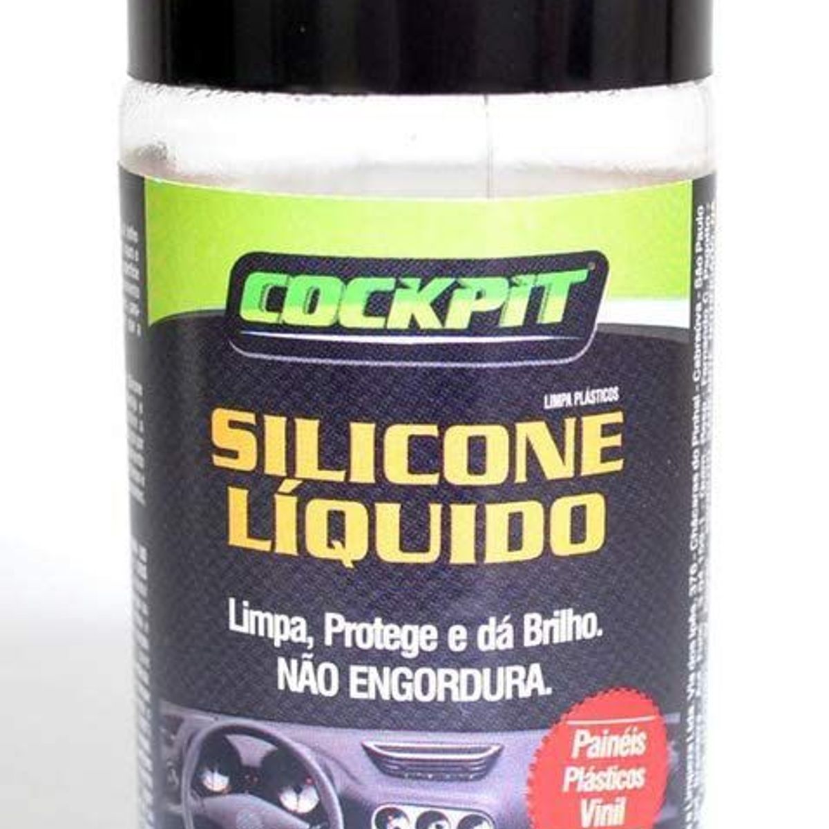 Silicone Veicular Cockpit 100ml Transparente, marca Rodabrill - Foto Principal