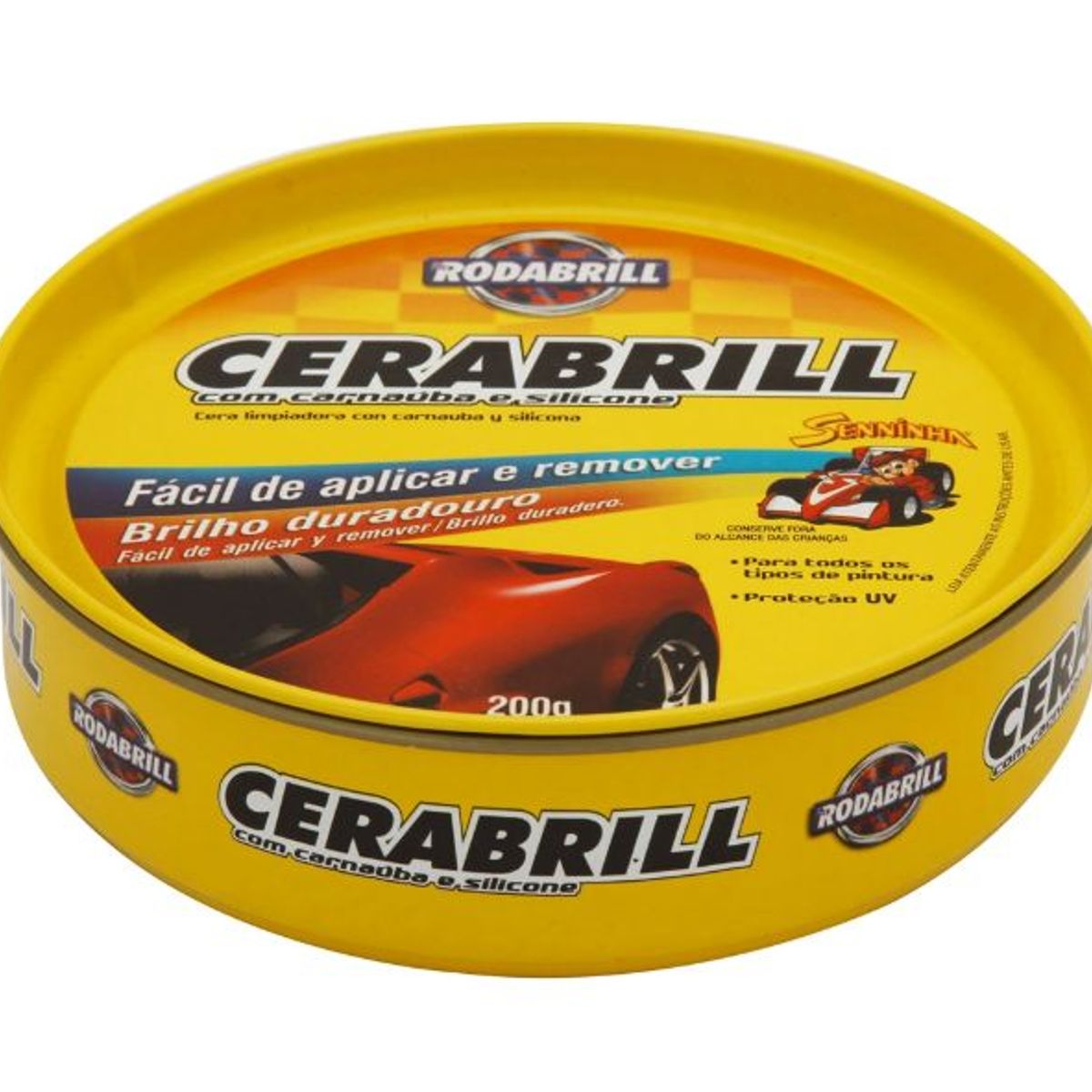 Super Cera Automotiva Spray Suncar Cerabrill 200g, marca Rodabrill - Foto Principal