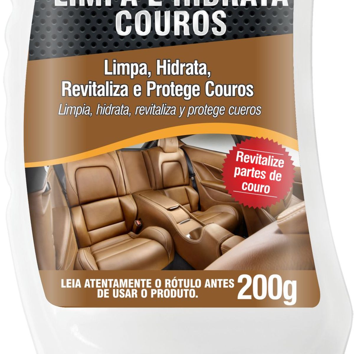 Limpa e Hidrata Couros 200ml, marca Rodabrill - Foto Principal